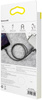 KABEL USB-A / Lightning iPhone Baseus Cafule CALKLF-AG1 50cm Apple 2.4A CZARNO-SZARY W OPLOCIE