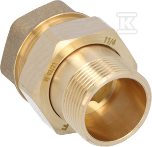 ŚRUBUNEK MOSIĘŻNY 5/4" PROSTY Z ORING