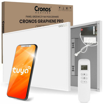 Panel grzewczy IR CRONOS Graphene PRO CGP-1100TWP White