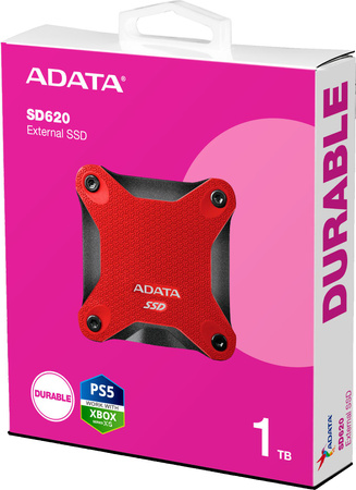 Dysk Zewnętrzny SSD Adata SD620 1TB czerwony