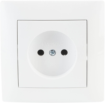 Gniazdo pojedyncze VCX WESA LC 07 Biały