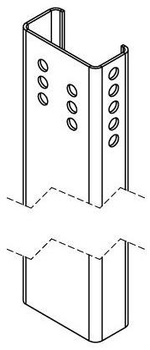 PODPORA PRZEDNIA GRUNT STANDARD L2500, CORAB XPF_WS007N.4.0000