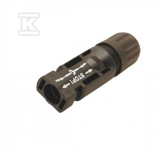 GNIAZDO MC4 DLA PRZEKROJU 4/6 MM