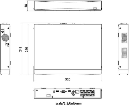 Rejestrator IP Hikvision DS-7608NXI-K1/8P D PL