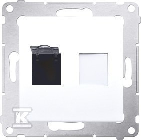 GN.KOMP.RJ45 KAT6 PRZES.BIAŁE SIMON54