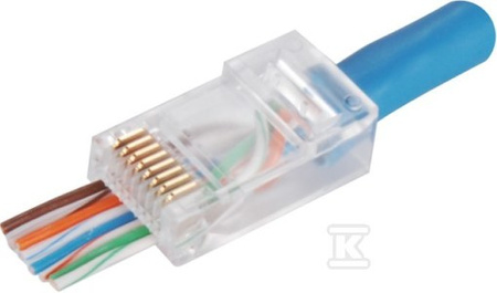 WTYK PRZELOTOWY RJ45 UTP KAT.6 (OP.100 S