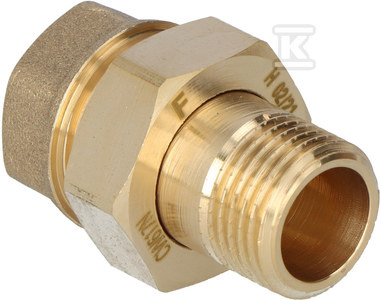 ŚRUBUNEK MOSIĘŻNY 1/2" PROSTY Z ORING
