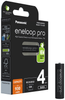 Akumulatorki R03 / AAA Panasonic Eneloop PRO 930mAh Ni-MH BK-4HCDE/4BE (blister 4 szt.)