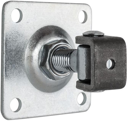 Zawias PSG 61.019 z szyldem 100x100x4mm - gwint M20 (regulowany)