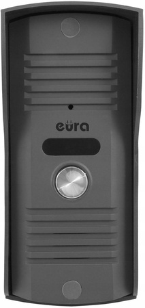 Domofon ''EURA'' ADP-51A3 ''DIFESA'' - 1-rodzinny, 2 unifony, interkom, biały