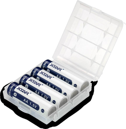 Akumulatorki R06 / AA 1,5V Xtar 2000mAh (box 4 szt.) z zabezpieczeniem