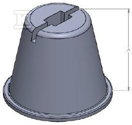 UCHWYT BETONOWY W TWORZYWIE