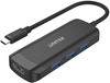 Unitek Aktywny hub USB-C 3*USB-A 3.1, HDMI 4K@30Hz