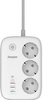 Listwa Zasilająca Smart Energizer Z Wi-Fi I App 3x Schuko 3x USB-A 1x USB-C 2500W 10A Kabel 2M