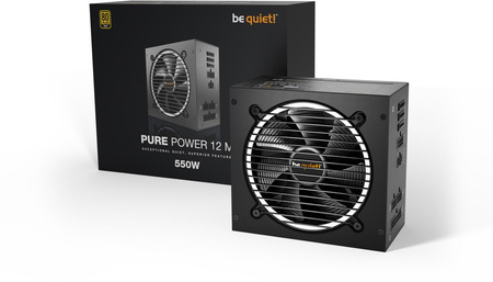 Zasilacz komputerowy be quiet! Pure Power 12 M 550W 80 Plus Gold ATX 3.0