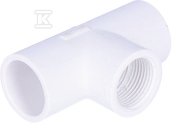 TRÓJNIK NAKRĘTNY KW/KW/GW PVC 3/4