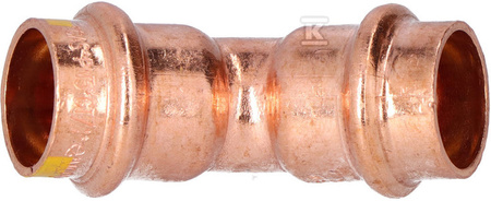 ŁUK DWUKIELICH. 45ST 18MM B PRESS GAS