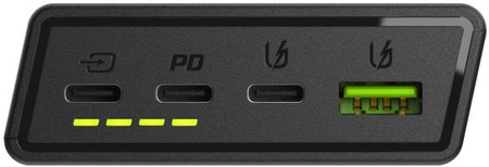 Powerbank Green Cell PowerPlay20S 20000mAh PD 22,5W QC 3.0 3x USB-C Czarny