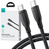 Kabel USB-C / USB-C Joyroom SA34-CC3 100cm 60W 5A PD w oplocie czarny