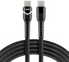 KABEL USB-C / USB-C RGB LED everActive CBB-1PDR 100cm 3A