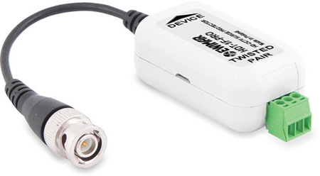 Konwerter UTP / ochrona przeciwprzepięciowa do kamer AHD, HD-CVI, HD-TVI EWIMAR HDT-1F-PRO