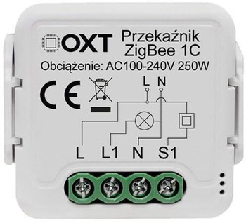 Moduł OXT mini przekaźnik 1 obwód ZigBee Tuya