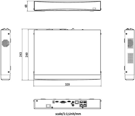 Rejestrator IP Hikvision DS-7604NXI-K1/4P D Alarm4+1 PL