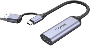 Unitek Grabber video USB-C/A, 4K HDMI 1.4b