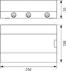 Rozdzielnica modułowa 1x12 natynkowa (N+PE) IP40 SRn-12