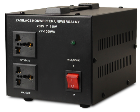 Transformator VOLT POLSKA 230V/110V 1000VA