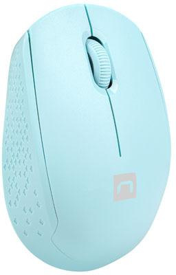 Mysz Natec Stork Bezprzewodowa 1600DPI Niebieska Optyczna USB