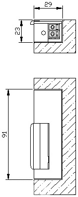 ZACZEP ELEKTRA R3 Z BLOK. LEWY; 2425