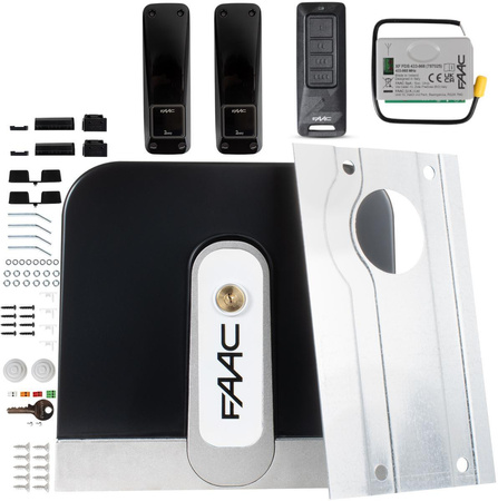 Zestaw Cyclo C721 FDS - FAAC 24V do 800kg bram przesuwnych