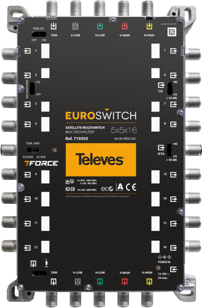 EuroSwitch Televes 5x5x16 ref. 719505