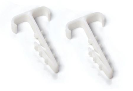 UCHWYT DO PRZEWODÓW PŁASKICH, PODWÓJNY UWT-1 (100szt.)