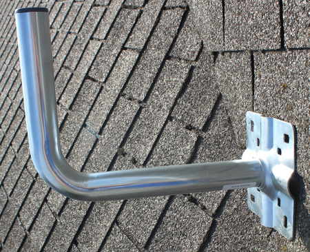 UCHWYT CORAB ŚCIENNY/BALKONOWY GIĘTY USBC-38/300H; 8026