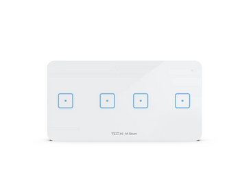 Bezprzewodowy włącznik czteropolowy czarny WSS-22 Tech Sterowniki