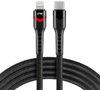 Kabel USB-C / lightning apple iphone LED rgb everactive CBB-1CIR 100cm pd 27W