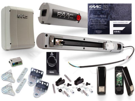 Zestaw Handy 24V - FAAC S418 do 5.4m bram dwuskrzydłowych