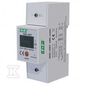 LICZNIK ENERGII 1F 45A RESET WZE-1RST