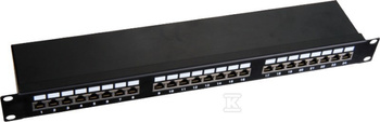 PATCH PANEL 1U/19" STP 24 PORT KAT.6 LSA