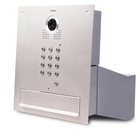 Skrzynka na listy VIDOS S561D-SKM z wbudowanym wideodomofonem