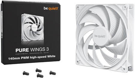 Wentylator be quiet! Pure Wings 3 PWM High Speed 140mm biały