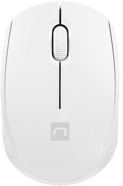 Mysz Natec Stork Bezprzewodowa 1600DPI Biała Optyczna USB