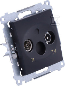 GN.ANT.RTV KOŃC.SEP.1DB CZARNY SIMON54