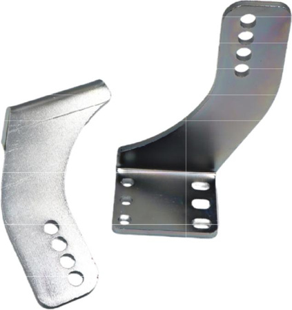 Uchwyty MOD.80/10/36 na słupek do napędów z otworami 10mm: Beninca, NICE, BFT Athos, DEA itd.