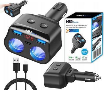 Rozdzielacz gniazda zapalniczki MBG Line HC69PD