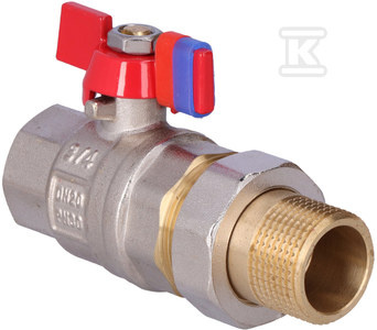 ZAWÓR KUL. F-POWER, 3/4"GW/Z-ŚRUB.MOT.