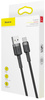 Kabel USB-A / USB-C Baseus Cafule CATKLF-AG1 50cm 3A QC 3.0 Czarno-szary