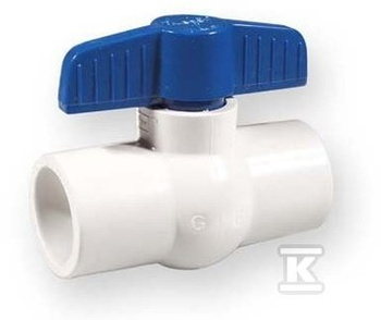 ZAWÓR KULOWY KW/KW PVC 1/2